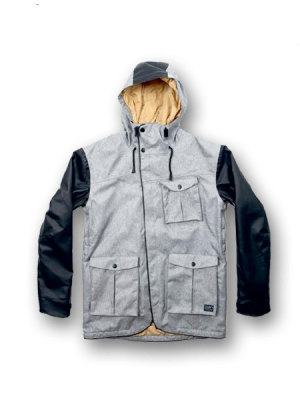 CLWR Mattsson Jacket, Grey Melange